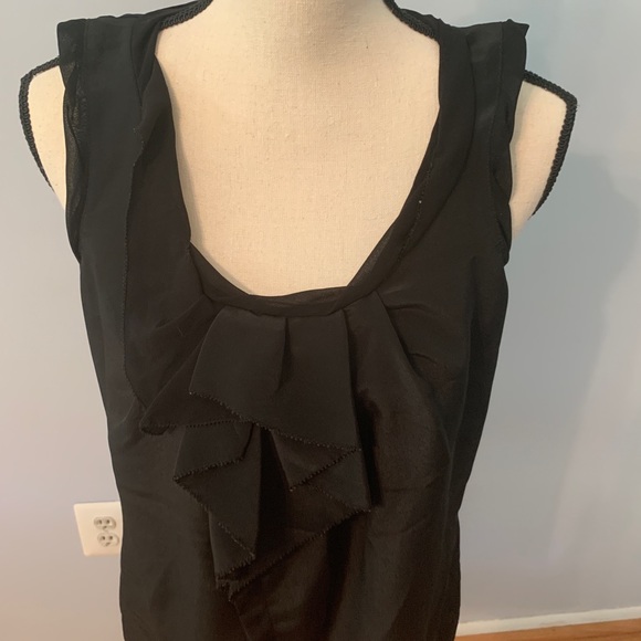 Bcbgeneration Ruffle Chiffon Tank Top - Picture 2 of 6